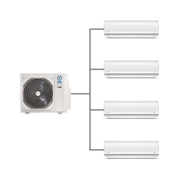 Qzen multi vanjska jedinica - kvadral 8,2kW - Slika 2