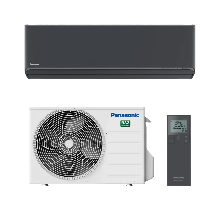 Panasonic Etherea crna klima s nanoe X tehnologijom